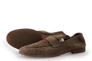 Manfield Loafers in maat 42 Beige, Kleding | Heren, Schoenen, Loafers, Manfield, Overige kleuren, Verzenden