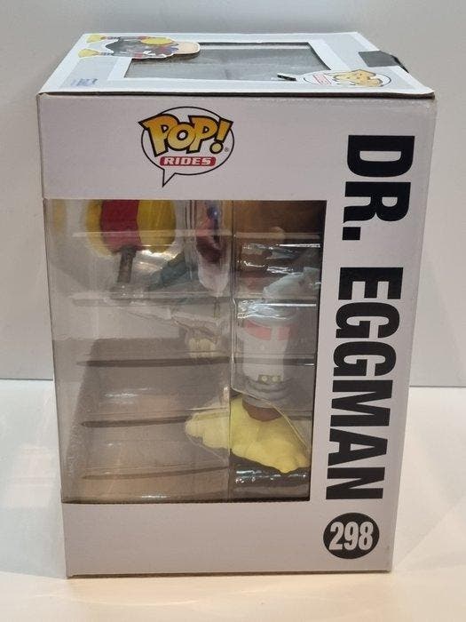 Funko - Funko Pop Sonic The Hedgedog: #298 Dr. Eggman *XL*, Antiek en Kunst, Antiek | Speelgoed
