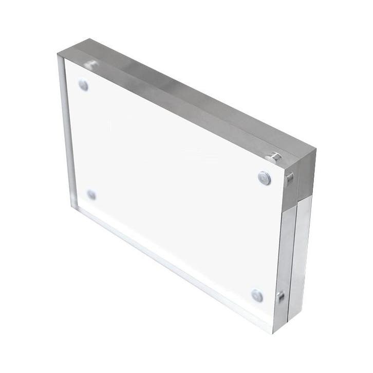 Acryl Lijstje 10x20cm Staand Display Magnetisch Transparant, Verzamelen, Overige Verzamelen, Verzenden