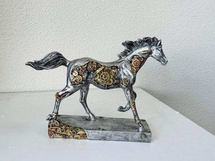 Exclusief S.Buru - sculptuur, XXL STATUE-signed-RUNNING, Antiquités & Art, Curiosités & Brocante