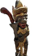 Support de keris Hanuman - Bois - Indonésie - XXe siècle