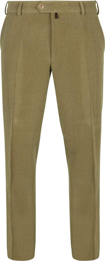 Meyer Chino Roma Wol Corduroy Mais maat 27 Heren, Verzenden, Nieuw, Groen, Meyer