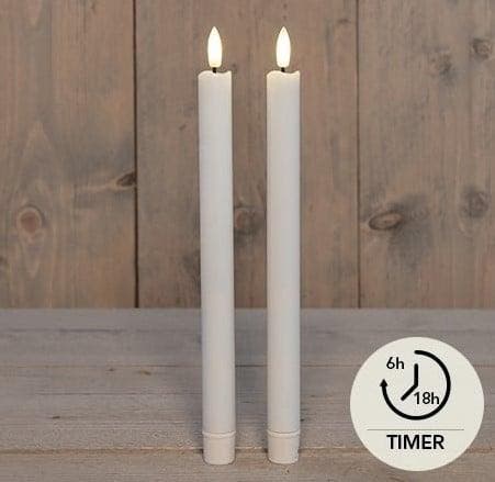 Ledkaars 3d flame candle wit annas collection d 2,5 h 23 cm, Hobby & Loisirs créatifs, Bricolage