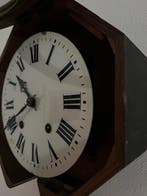 Horloge scolaire - Bois, Verre, Émail - 1850-1900 - Horloge