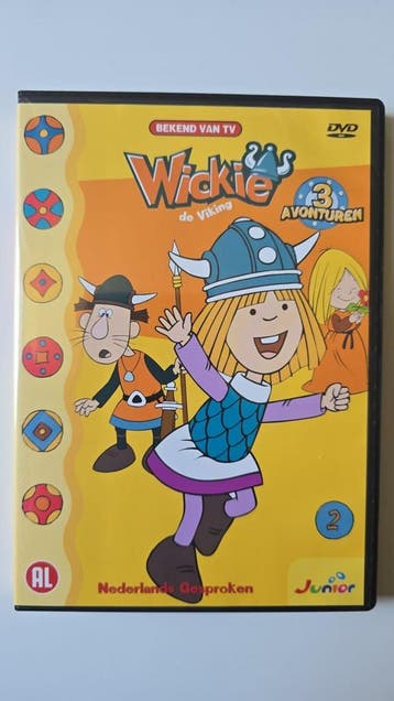 WICKIE DE VIKING 3 AVONTUREN (DVD), Gebruikt