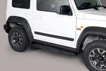 Side Bars | geschikt voor Suzuki | Jimny 18- 3d suv. | zwart, Verzenden