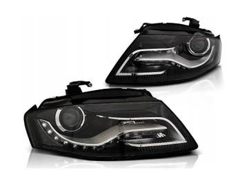 LED dagrijverlichting koplamp units Black geschikt voor Audi, Auto-onderdelen, Verzenden, Nieuw, Audi