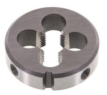 Filière ronde DIN EN 22568 Filetage fin M 12x1.25, Bricolage & Construction, Outillage | Outillage à main, Verzenden