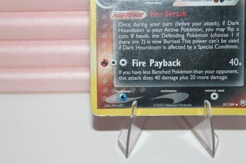 Pokémon - 1 Card - Dark Houndoom 37/109 Foil, Reverse holo -, Nieuw