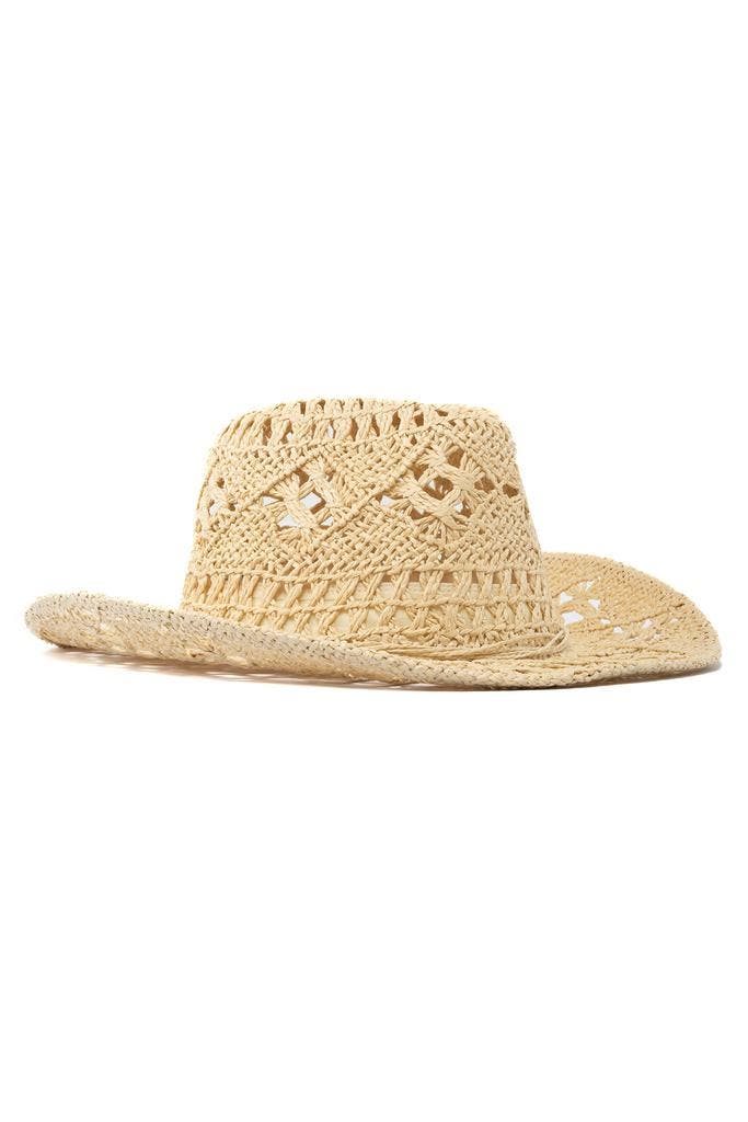 KIMU® Cowboyhoed Gevlochten Strohoed Beige Lichtbruine Stro, Vêtements | Femmes, Costumes de carnaval & Vêtements de fête, Enlèvement ou Envoi