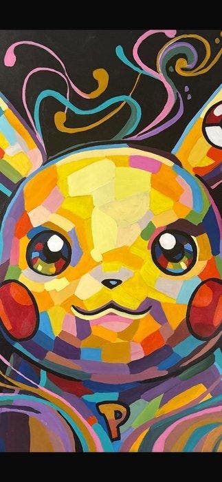 TA Duy Tung (1961) - Vibration Pokémon 80 80 cm