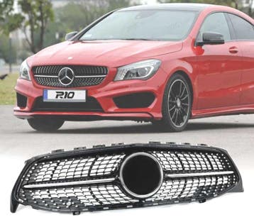 Calandre Pour Mercedes W118 Cla Look Diamond Chromé, Verzenden