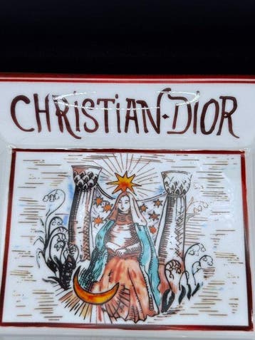 Dior - Christian Dior - Asbak - Porselein - Tarotkaarten