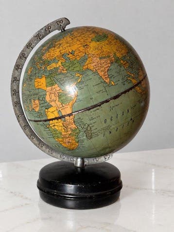 Celestial and terrestrial globes - Cartes Taride Paris c.