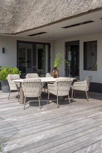 4 Seasons Outdoor Montera tuinset terre met Arizona tafel
