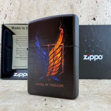 Zippo - Wings of Freedom - Attack on Titan - Zonder, Nieuw
