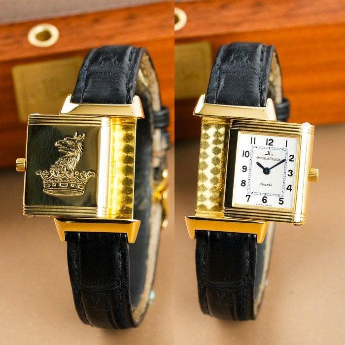 Jaeger-LeCoultre - Reverso Lady 18K Yellow Gold - 260.1.08 -, Handtassen en Accessoires, Horloges | Heren