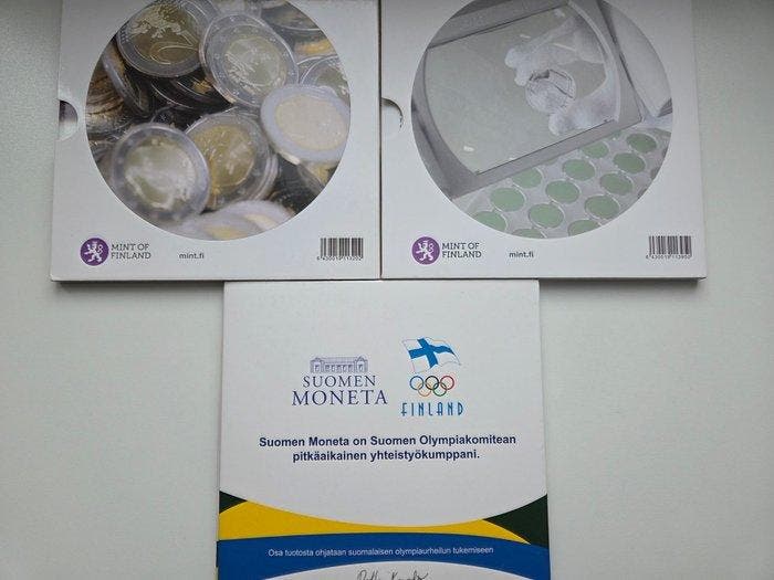 Finland. Year Set (BU) 2014/2016 (3 sets) (Zonder, Postzegels en Munten, Munten | Europa | Niet-Euromunten