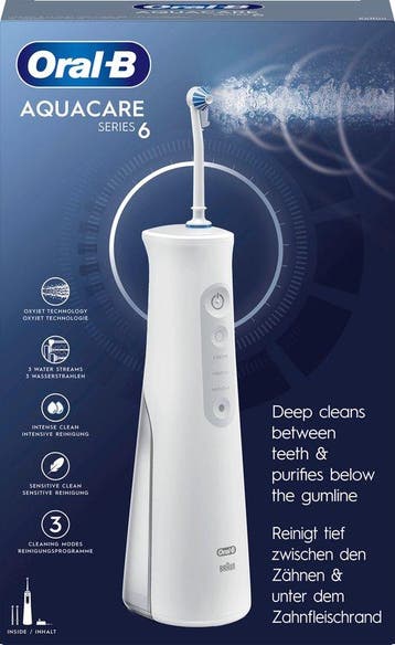 Oral B Monddouche AquaCare - Serie 6 (Flossers), Handtassen en Accessoires, Verzenden, Nieuw