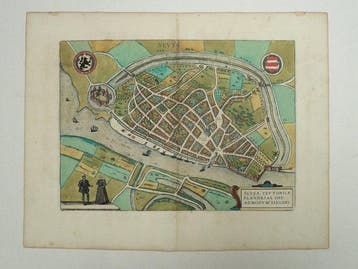Nederland - Sluis; G. Braun en F. Hogenberg - Sluys - 1575, Nieuw