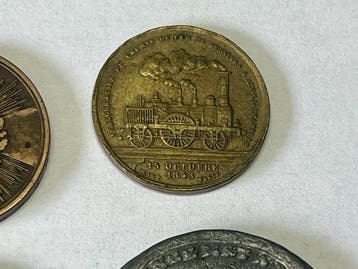 Rusland, Frankrijk. Lot de 10 monnaies et médailles