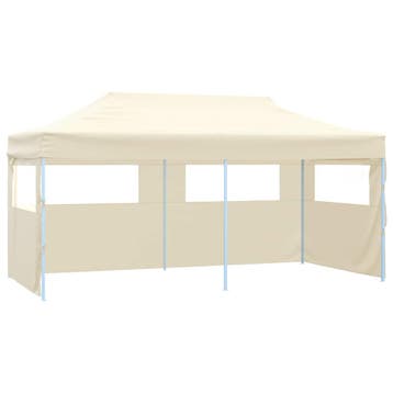 vidaXL Partytent met 4 zijwanden inklapbaar 3x6 m staal, Verzenden