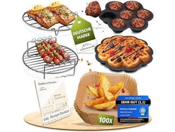 Veiling - 20x Heimharmonie airfryer accessoires 10delig, Nieuw