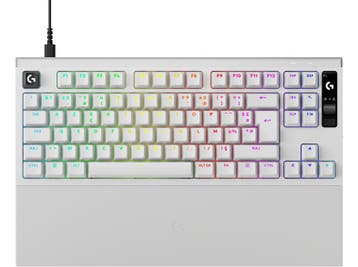 Logitech - Gaming-toetsenbord - Azerty - Wit, Computers en Software, Verzenden, Logitech, Bedraad, Nieuw