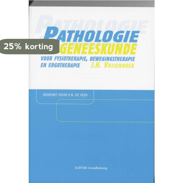Pathologie en geneeskunde voor fysiotherapie,, Boeken, Wetenschap, Zo goed als nieuw, Verzenden