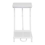 Afvalzakhouder | Metaal (Wit) | Klapdeksel |, Verzenden, Nieuw in verpakking