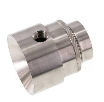 Luchtversterker Mondstuk 51mm Uitlaat RVS 1.4302, Doe-het-zelf en Bouw, Verzenden, Nieuw
