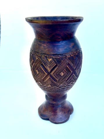 African traditional cup - Beker - Hout - Afrikaanse kunst