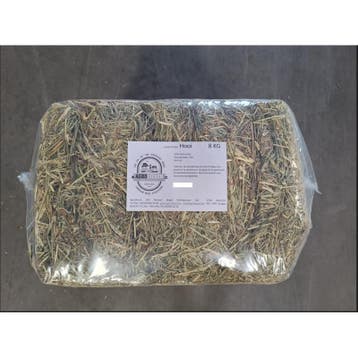 Foin sec en plastique 8 kg - pack vrac (idéalement adapté