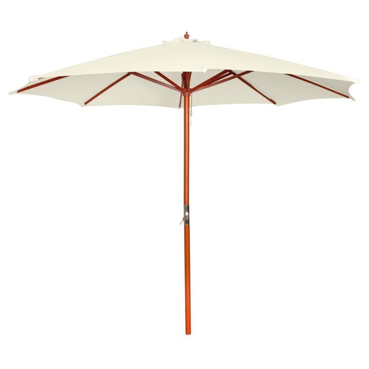 vidaXL Parasol 300x258 cm zandwit, Jardin & Terrasse, Parasols, Envoi