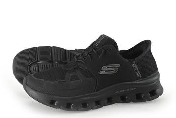Skechers Instappers in maat 37 Zwart, Kleding | Dames, Skechers, Verzenden, Zo goed als nieuw, Instappers