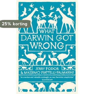 What Darwin Got Wrong 9781846682216 Jerry Fodor, Verzenden, Gelezen, Jerry Fodor
