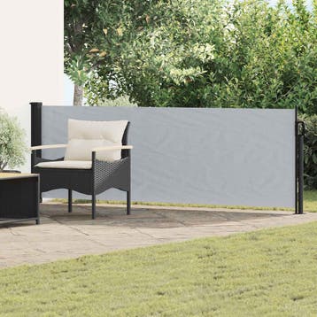 vidaXL Uittrekbaar Zijscherm 300 x 100 cm Polyester, Verzenden, Nieuw
