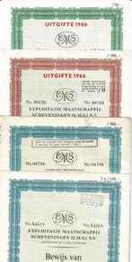 Verzameling van obligaties of aandelen - 140 STUKS - EMS (