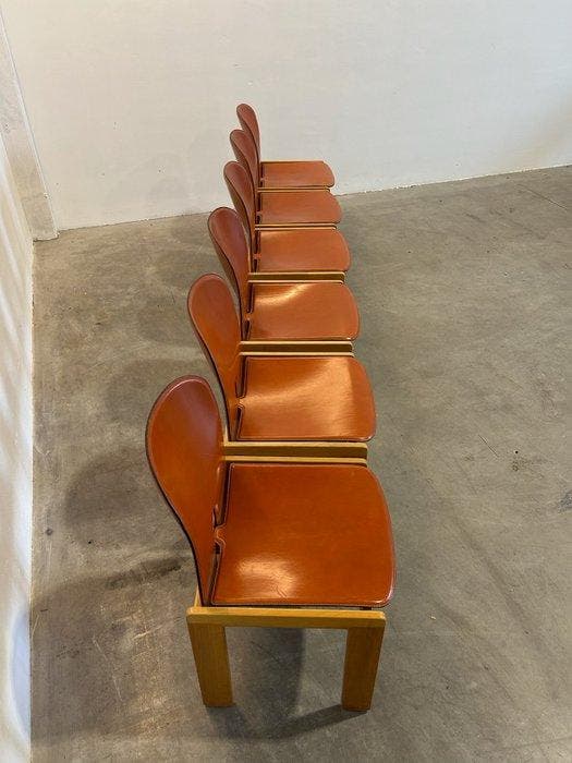 Cassina - Tobia Scarpa, Afra Scarpa - Stoel (6) - 121 -, Antiek en Kunst, Kunst | Designobjecten