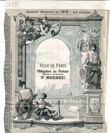 France. - 9 verschillende Obligaties - 1913/1948 - Ville de