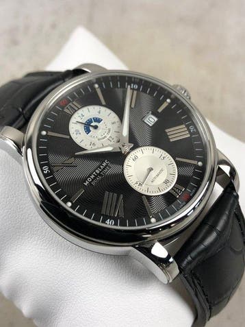 Montblanc - 4810 Dual Time Automatic - 114858 - Homme -, Handtassen en Accessoires, Horloges | Heren, Nieuw