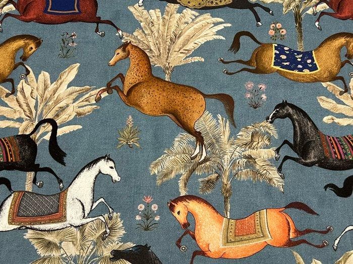 Paardrijstof - Meubelstof - 300 cm - 280 cm, Antiquités & Art, Tapis & Textile