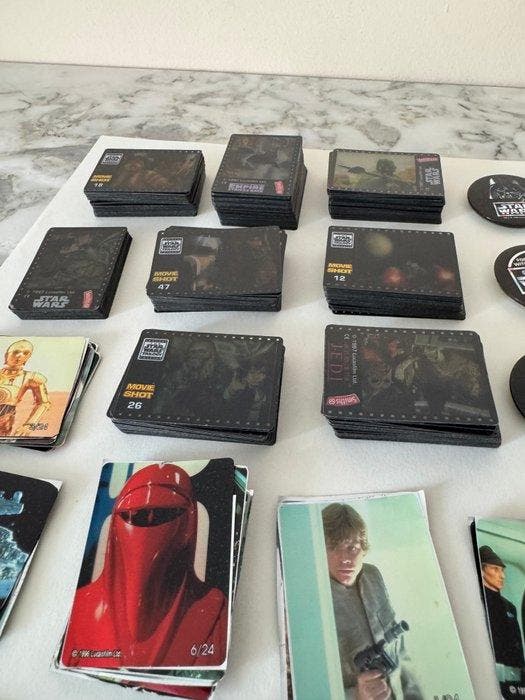 Star Wars - Topps, Star Wars Trilogy, Verzamelen, Film en Tv