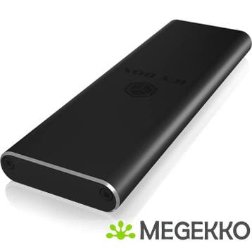 ICY BOX IB-183M2 SSD enclosure M.2  Zwart, Verzenden