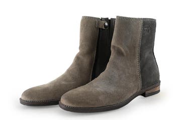 Piedro Enkellaarzen in maat 36 Grijs, Kleding | Dames, Verzenden, Lage of Enkellaarzen, Zo goed als nieuw, Grijs
