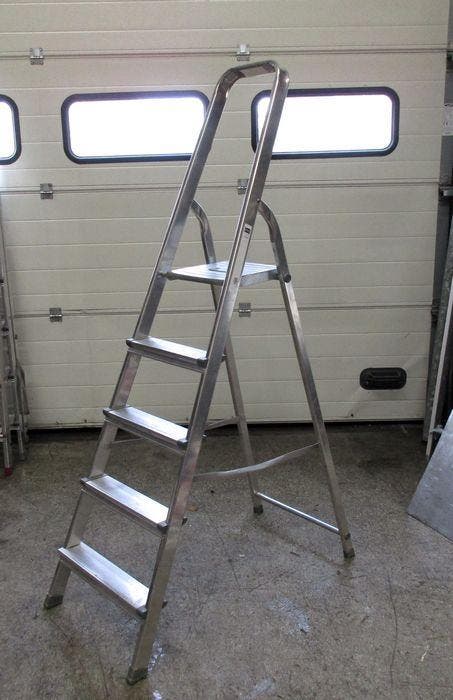 Huishoudtrap Excelsior met 5 treden, Ladders, Trap, Zakelijke goederen, Kantoor en Winkelinrichting | Winkel en Inventaris