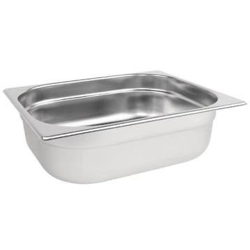 GN-Bak | RVS | 1/2 GN | Hoogte 100mm | 325x265x100(h)mm, Verzenden, Nieuw in verpakking