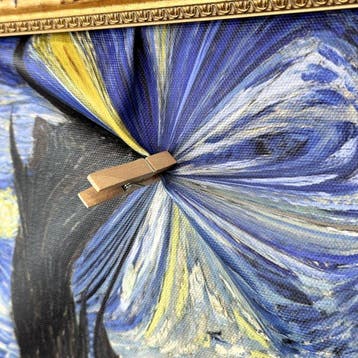 Santicri - Compressed Icon, The Starry Night, Antiquités & Art