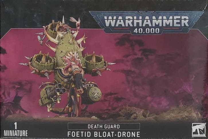 Warhammer 40.000 Death Guard Foetid Bloat-Drone (Warhammer, Hobby & Loisirs créatifs, Wargaming, Enlèvement ou Envoi