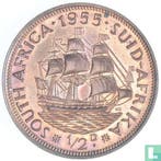 Zuid-Afrika ½ penny 1955 (PROOF), Verzenden, Losse munt